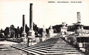 CHERCHELL - RUINES ROMAINES - ENTREE DU STADE